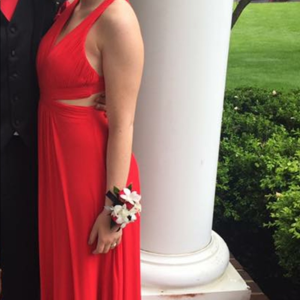 Red prom dress